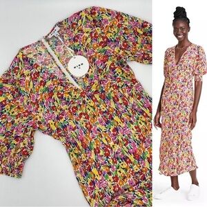 Rixo x Target Steph Floral Midi Dress